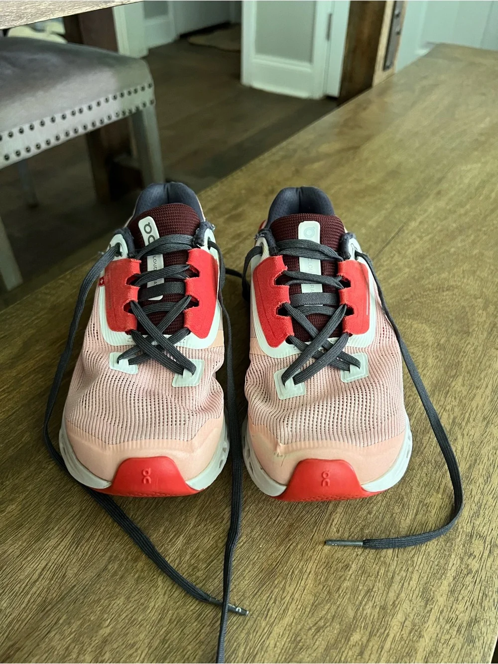 On Running Cloudstratus Rose (Pink Red) Women's Runners
